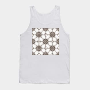 Abstract geometrical pattern, retro vintage antique coffee moroccan Tank Top